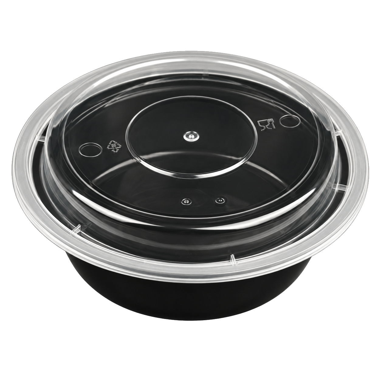 Y450 American-style round food container