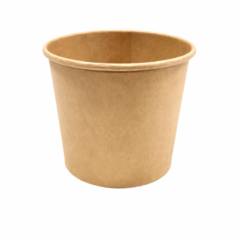Kraft Paper Soup Bucket 25oz (115mm rim)