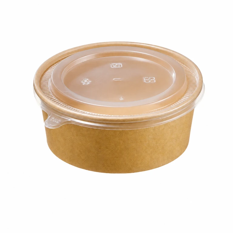 Kraft Paper Bowl 750ml with PP lid