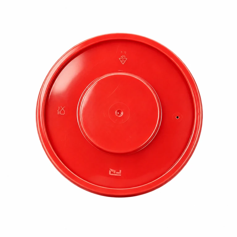 Disposable Bowl Lid 142mm, Red