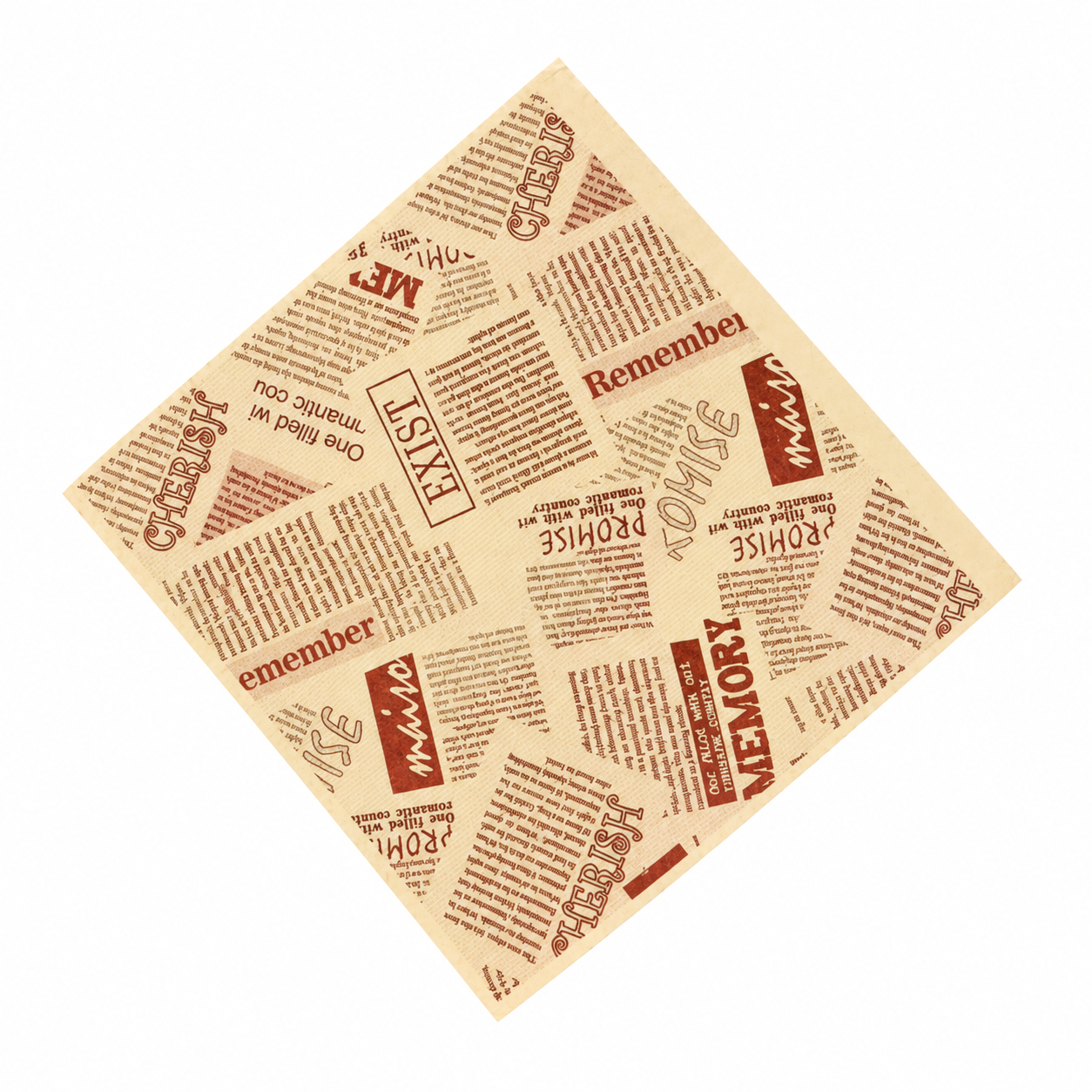 printed kraft-paper bag design
