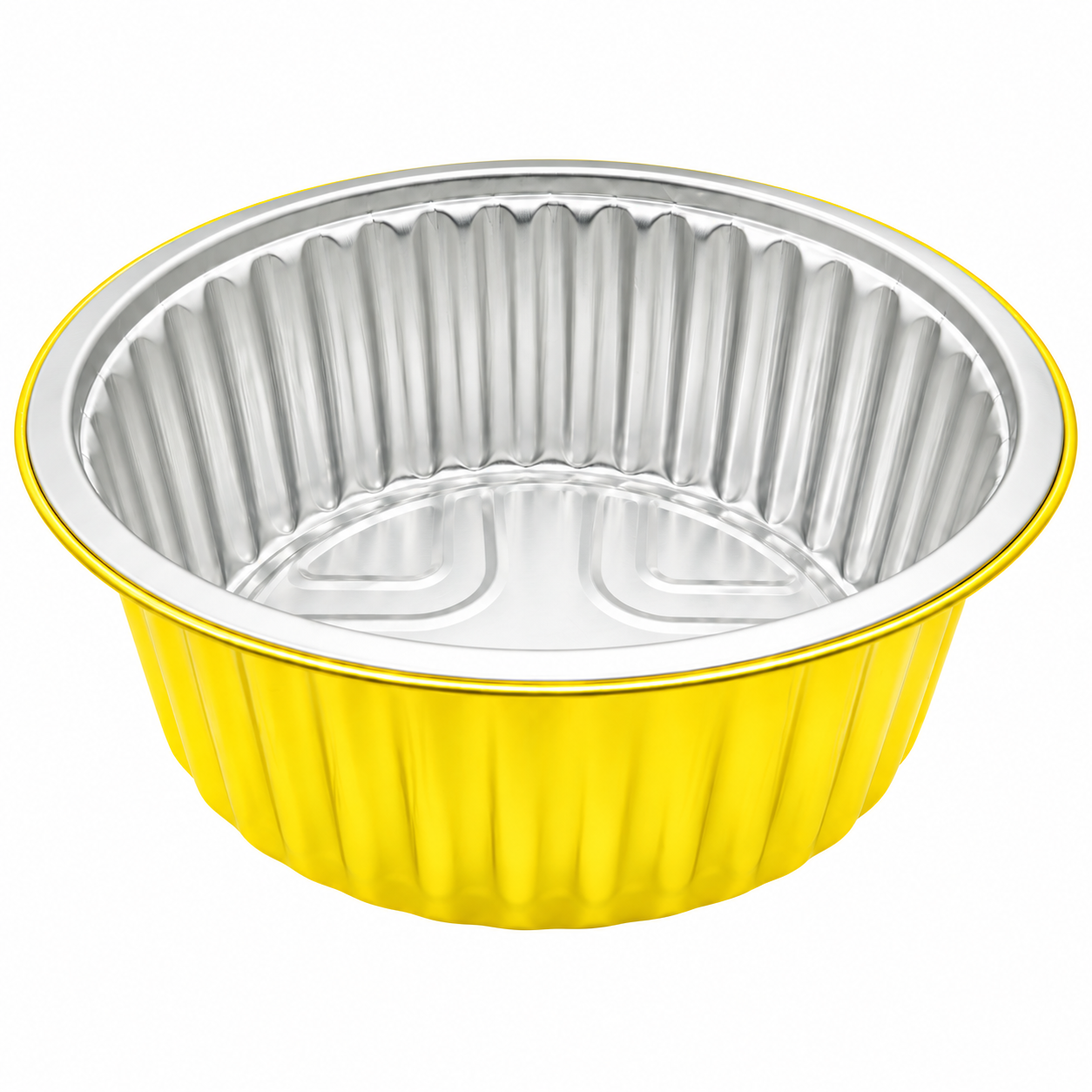 Aluminium Foil Round Container 1130ml (18cm dia) with PP lid