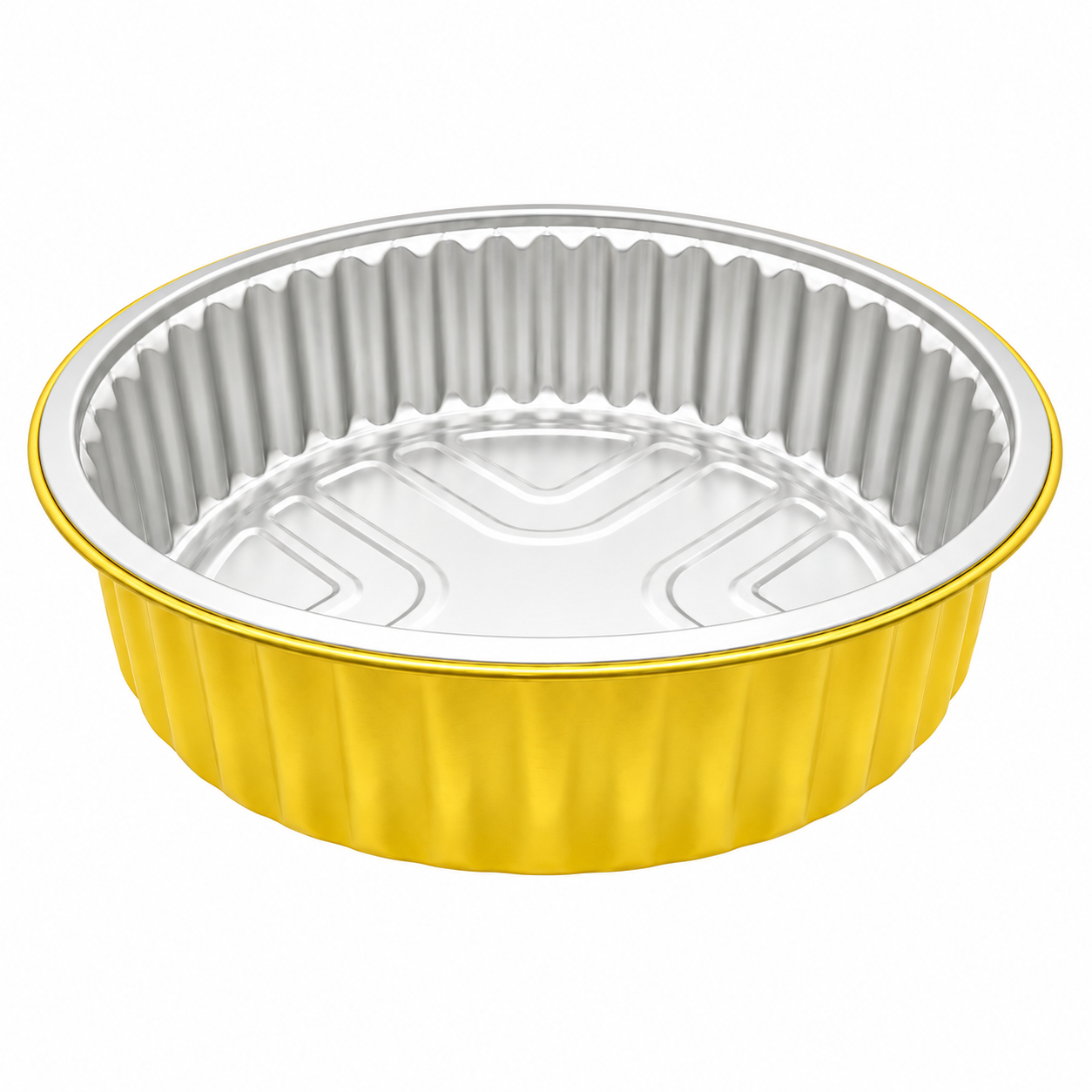 Aluminium Foil Round Container 2000ml (25cm dia)
