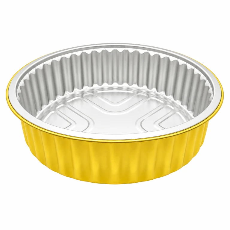 Aluminium Foil Round Container 2000ml (25cm dia)