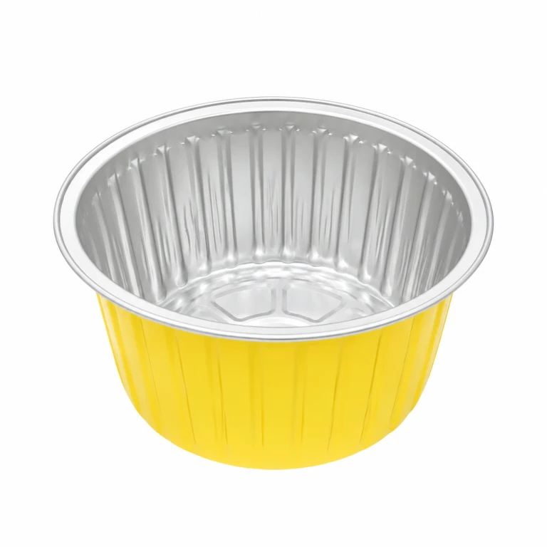 Aluminium Foil Round Container 680ml (13.8cm dia)