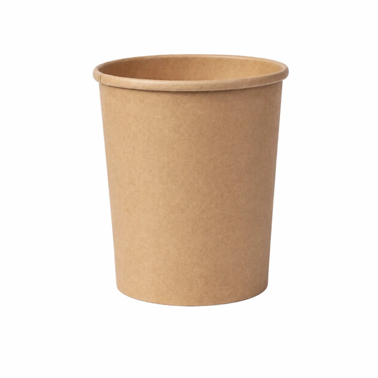 32oz Natural Kraft Paper Porridge Bucket (Lid Not Included)