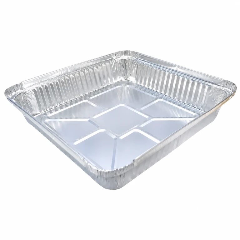 Aluminium Foil Square Container 230 1650ml, no lid