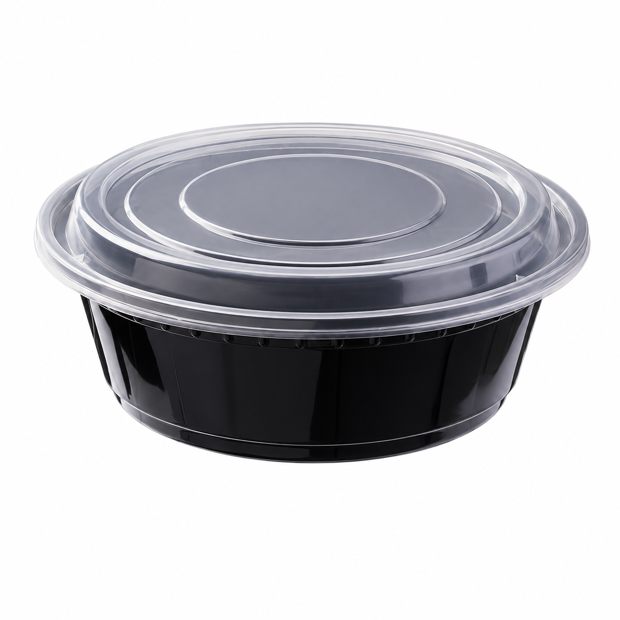 Black Round Bowl 900ml