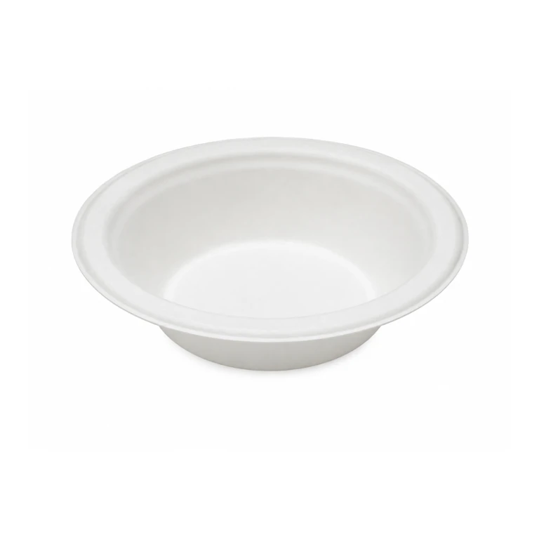 450ml disposable round paper bowl with lid for sugar cane juice