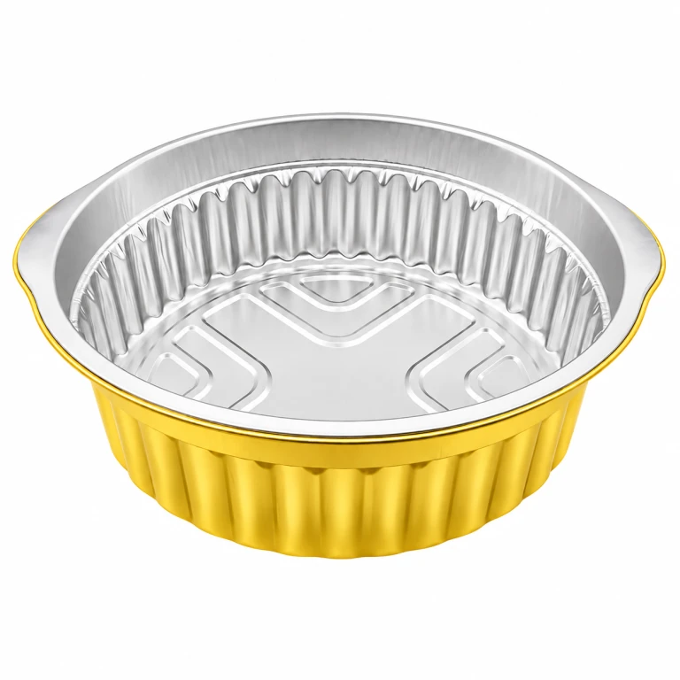 Aluminium Foil Round Container 3100ml (29.1cm dia) (twin-handle)