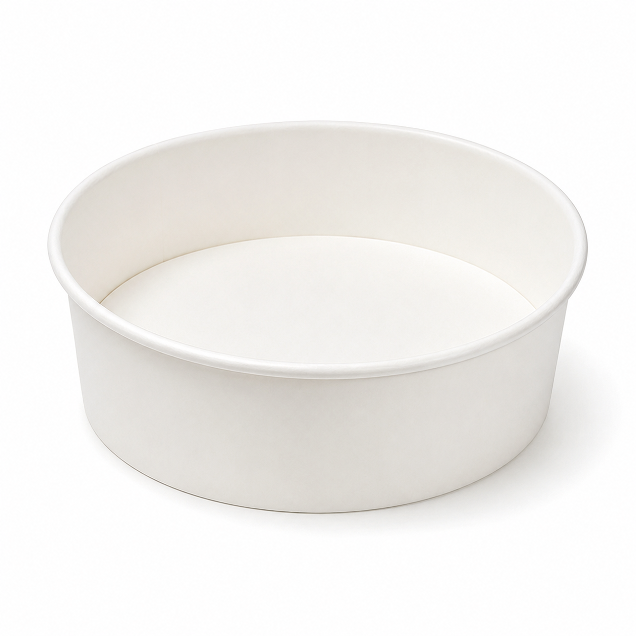 900ml White Cardboard Bowl