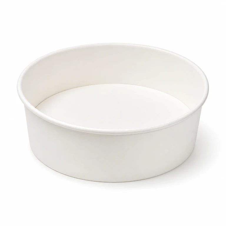 900ml White Cardboard Bowl