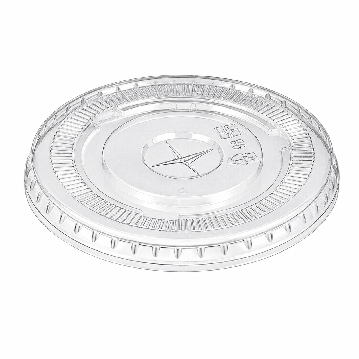 98 rim diameterclear hinged lid