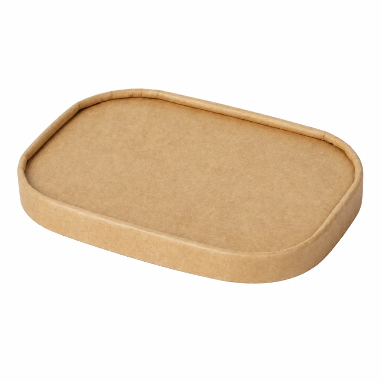 natural-paper lid for rectangular container