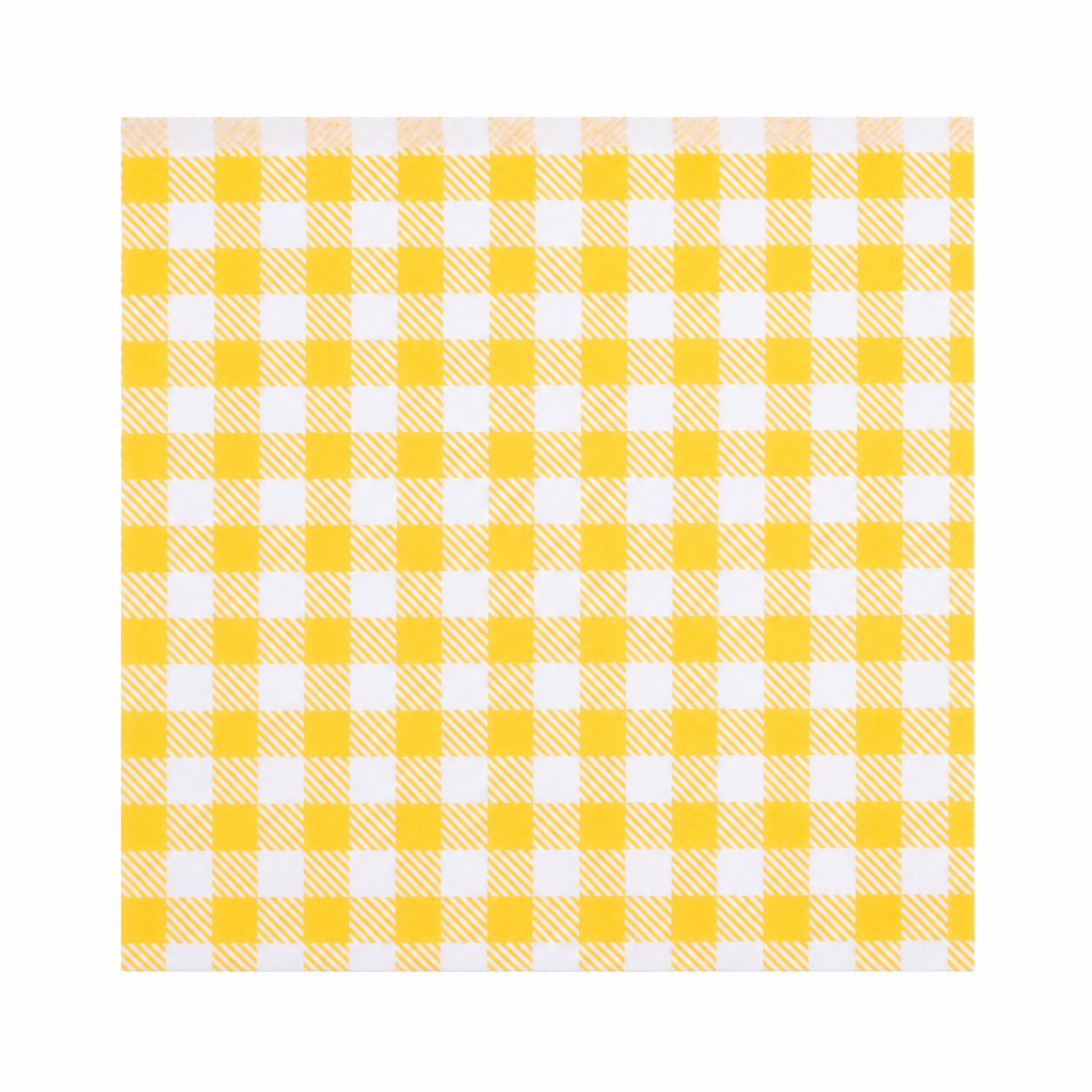 medium-yellow checkered paper-bag design
