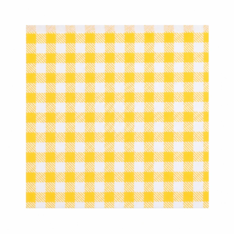 medium-yellow checkered paper-bag design
