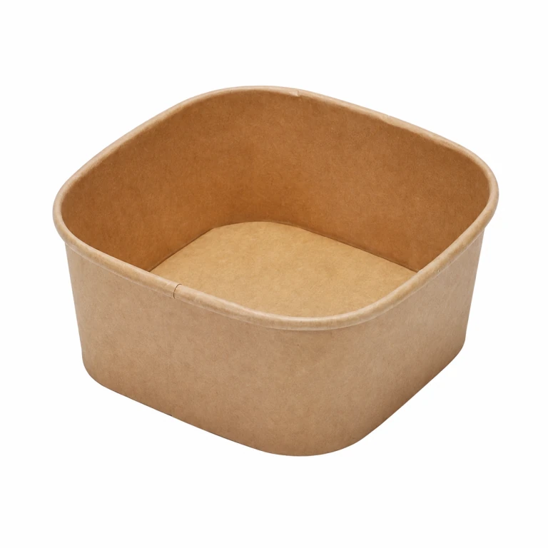 650ml Kraft Square Food Box (Lid Sold Separately)