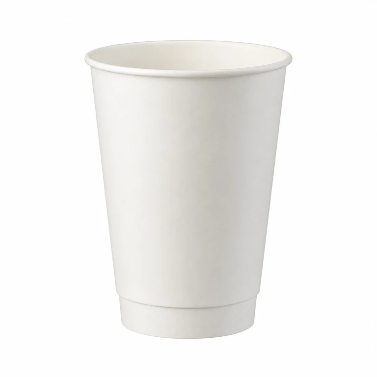 Double Wall Paper Cup 16 (500ml) - White
