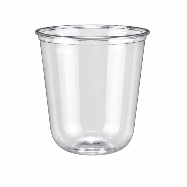 90 rim diameter: 14oz PET U-shaped cup