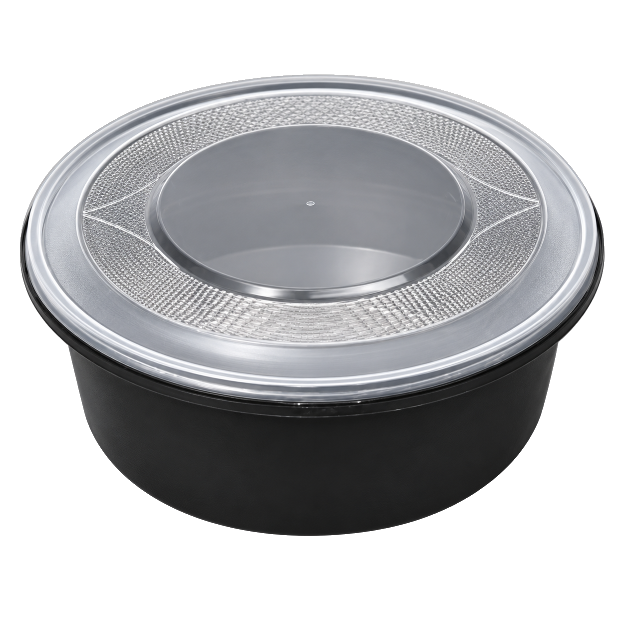 3000ml round tamper-evident food container