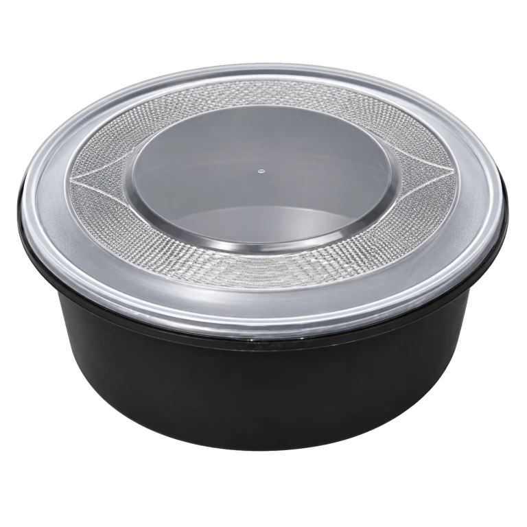 3000ml round tamper-evident food container