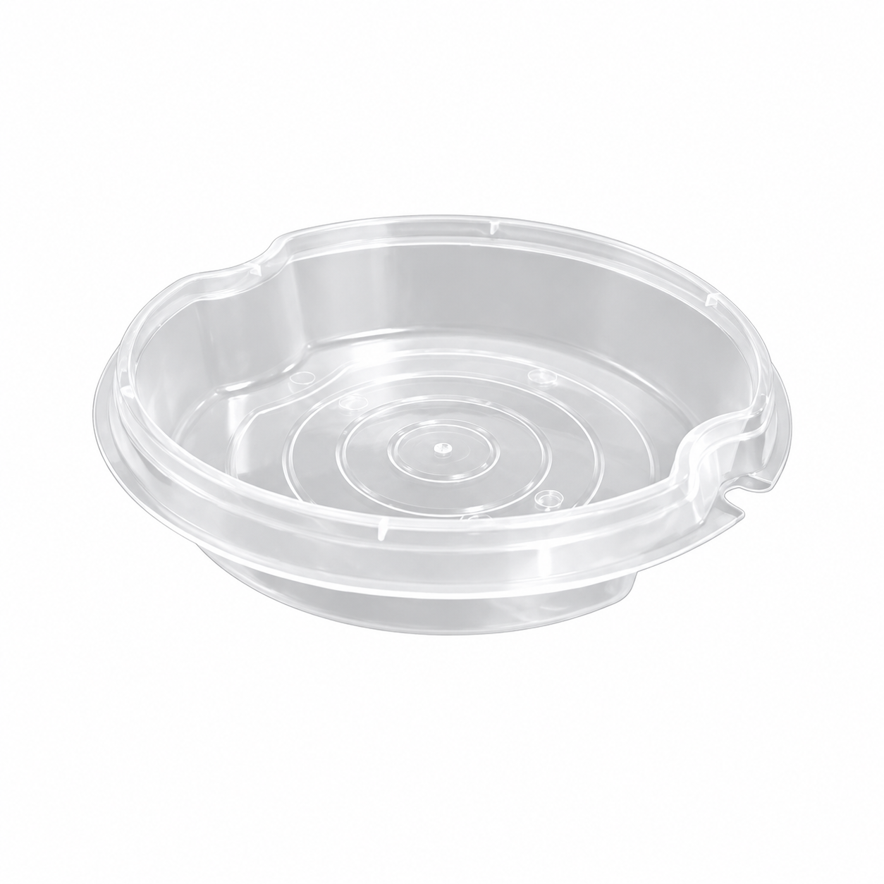 500ml insert tray for round tamper-evident container (clear)