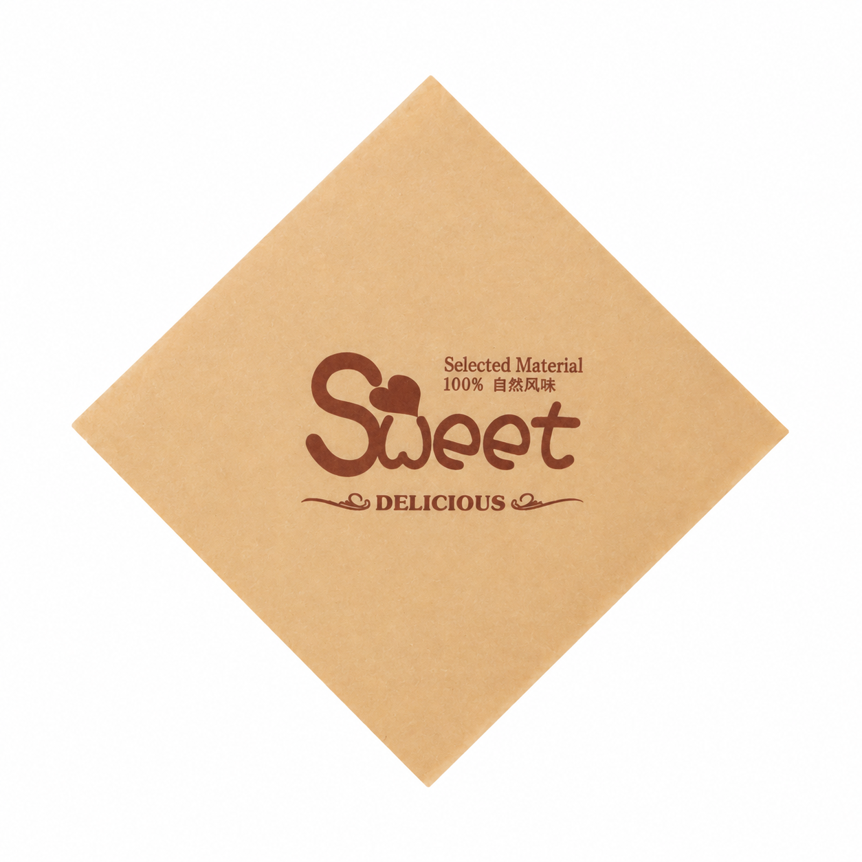 brown kraft paper "sweet" paper-bag design