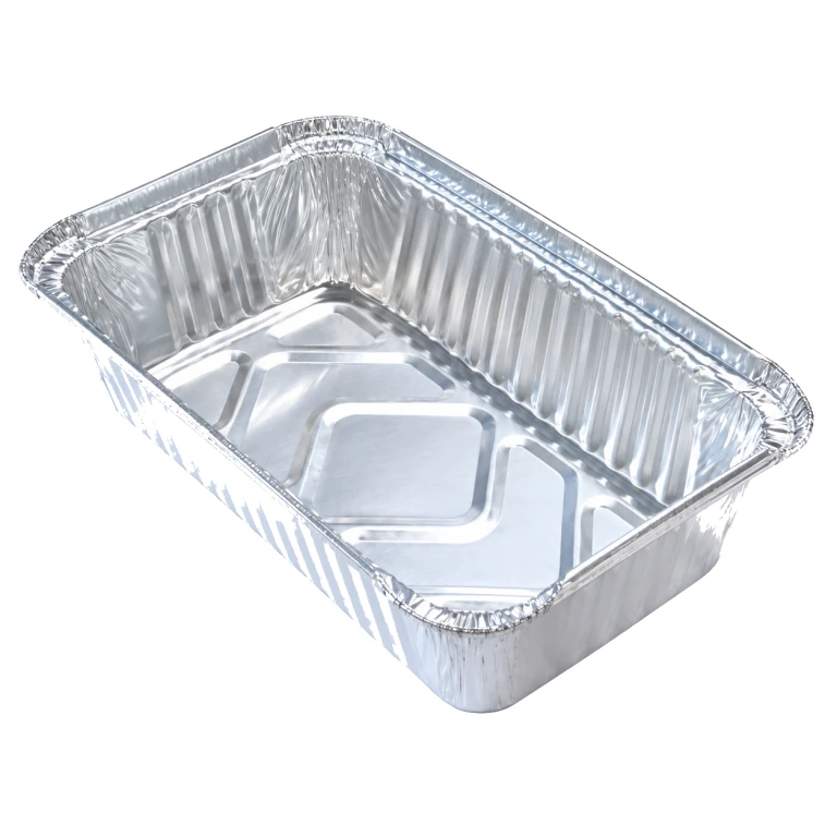 Aluminium Foil Square Container 190 550ml, no lid