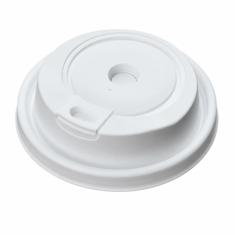 90mm White Paper-Plastic Dual-Use Rotating Lid