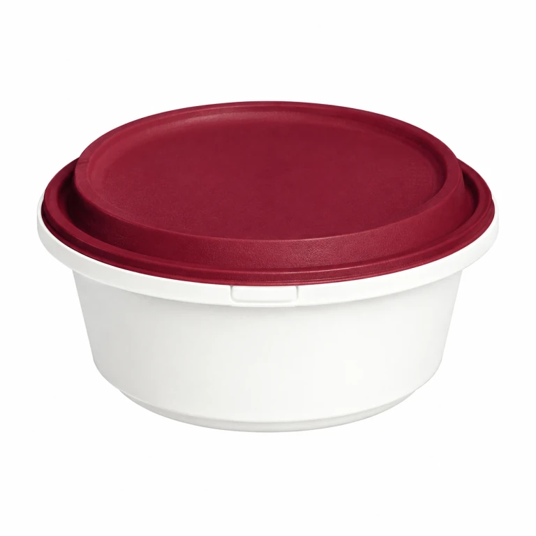 1300ml round tamper-evident food container