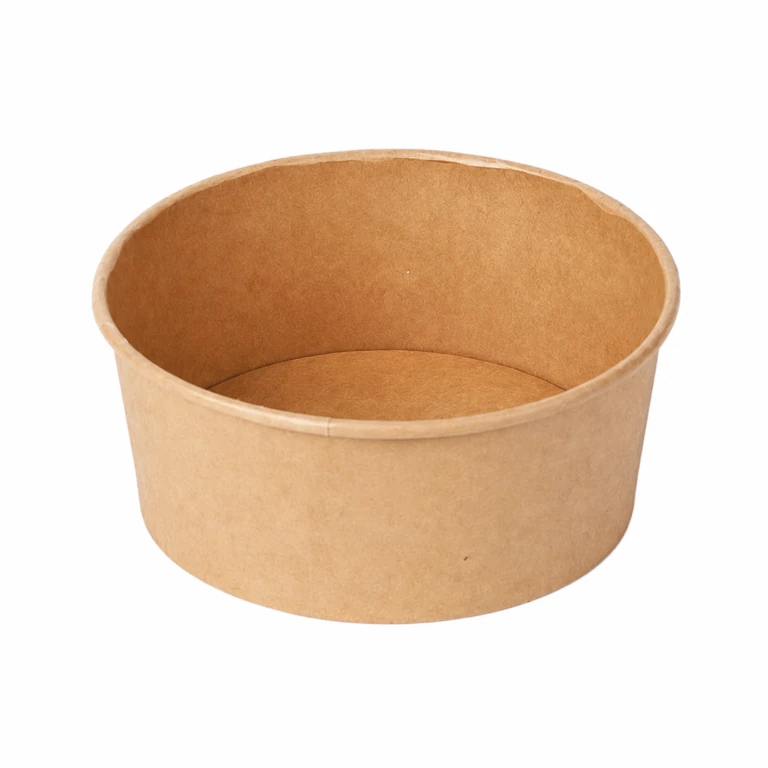1300ml Round Natural Kraft Paper Bowl (Lid Sold Separately)