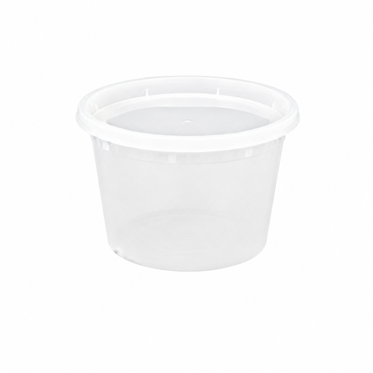 16OZoz Disposable PP Soup Bucket with Lid