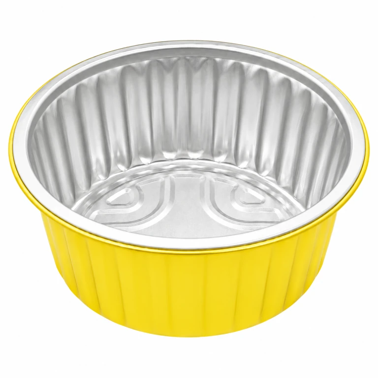 Aluminium Foil Round Container 520ml (14cm dia)