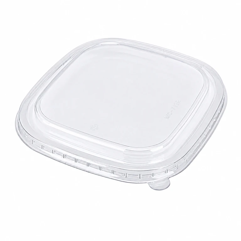 PET Lid for 750/1000/1200ml Square Food Box