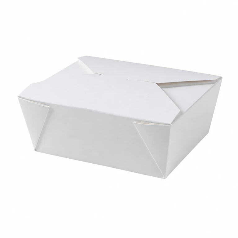White Cardboard Lunch Box 8# 1400ml