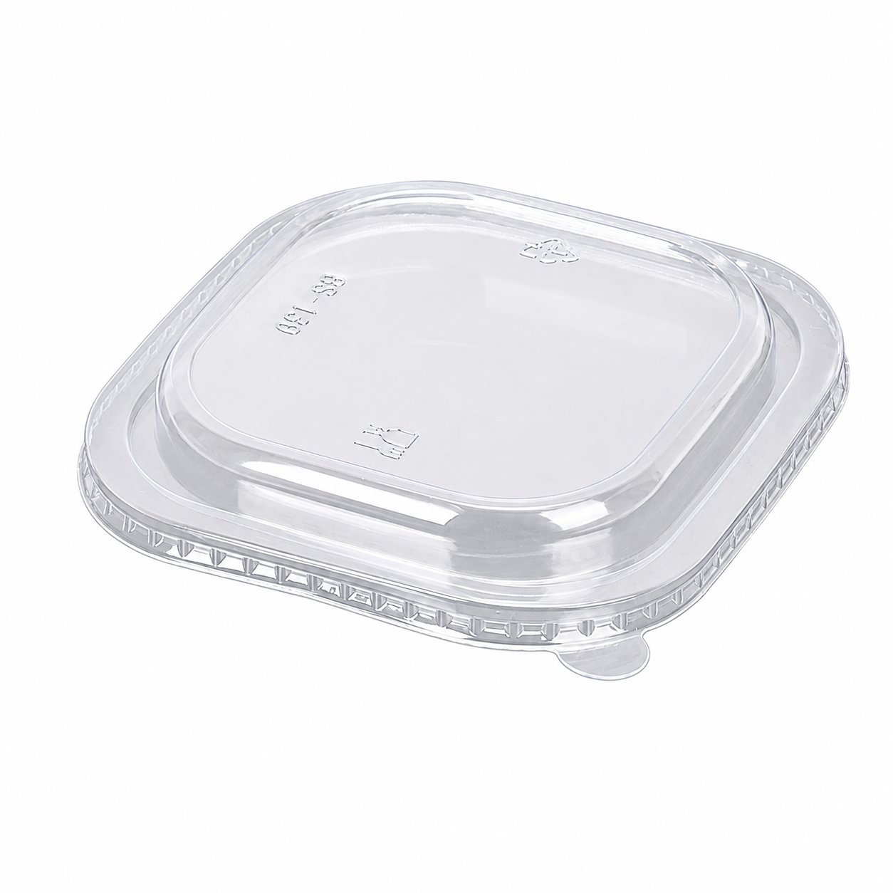 PET Lid for 500/650ml Square Food Box