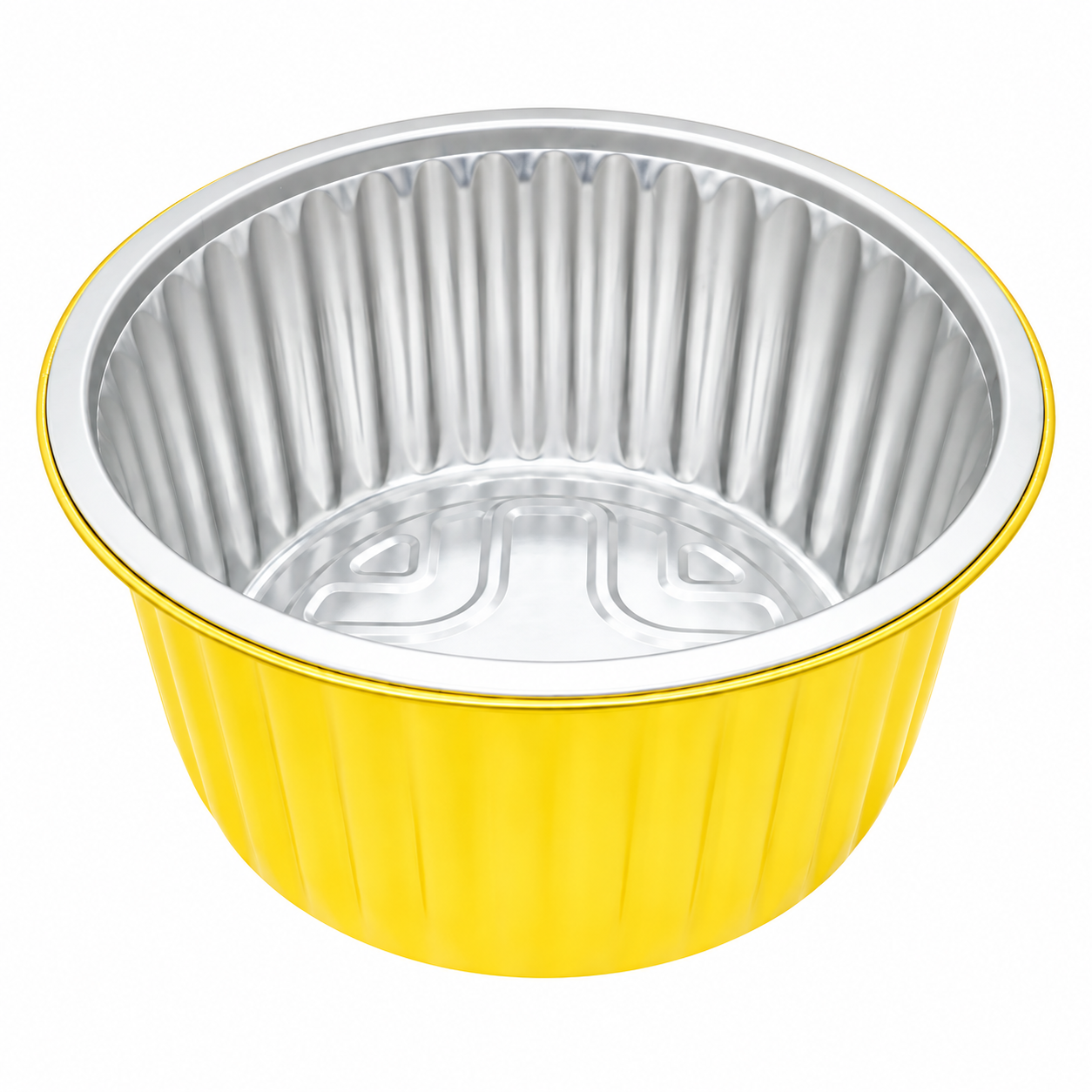 Aluminium Foil Round Container 960ml (16cm dia) with PP lid