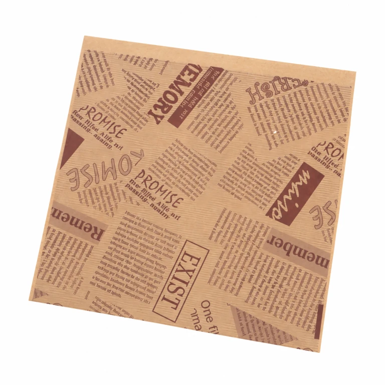 good-luck kraft paper angled paper-bag design