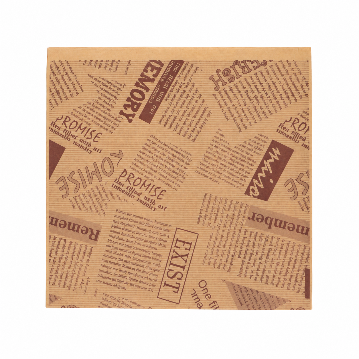 printed kraft-paper bag design