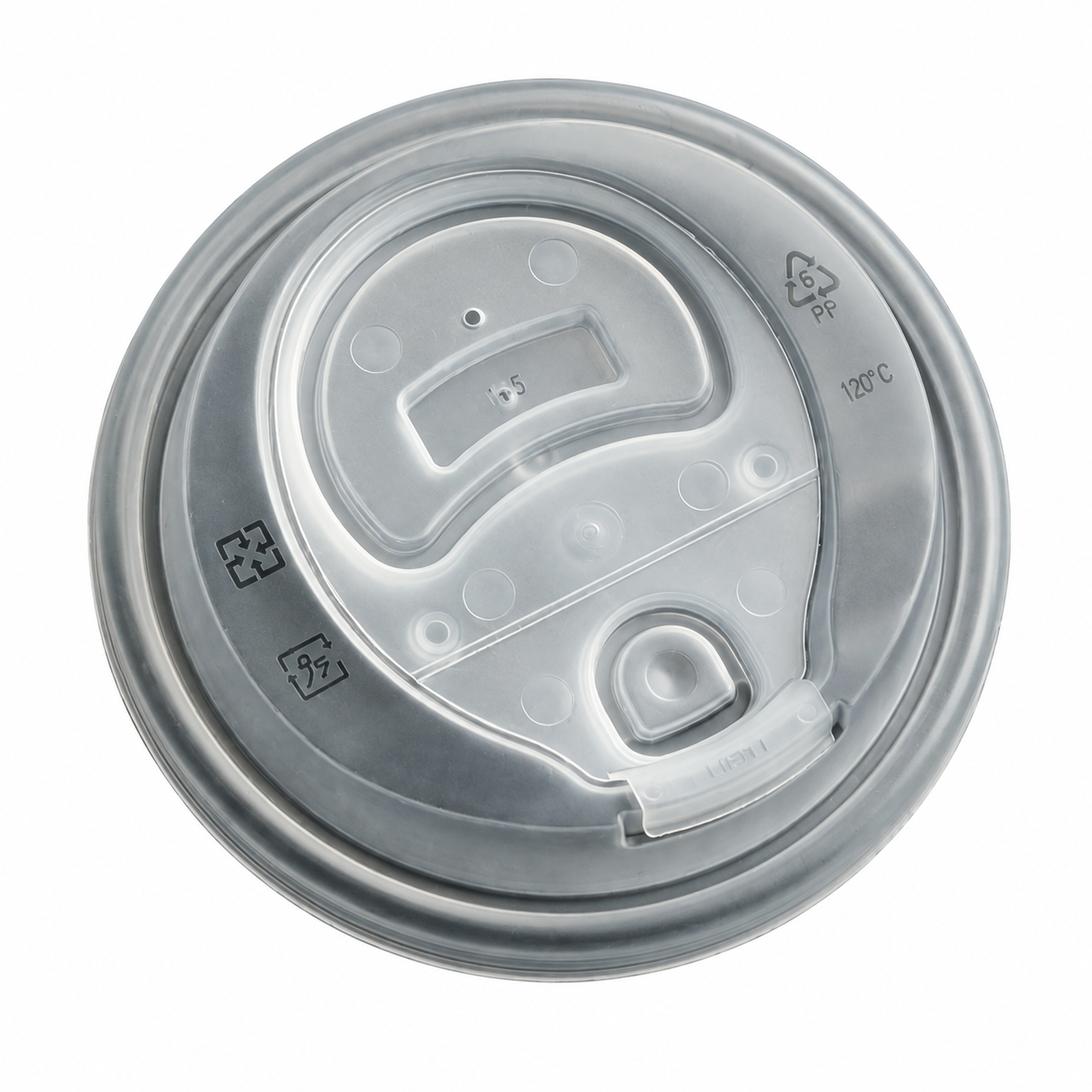 90mm Transparent Foldable (No Assembly) Lid