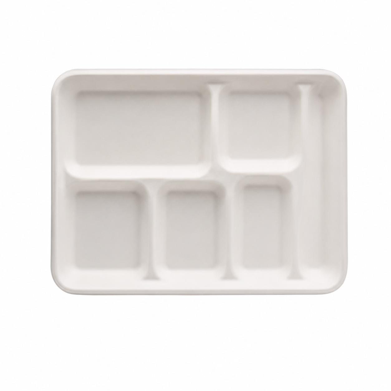 plant-fiber compartment tray