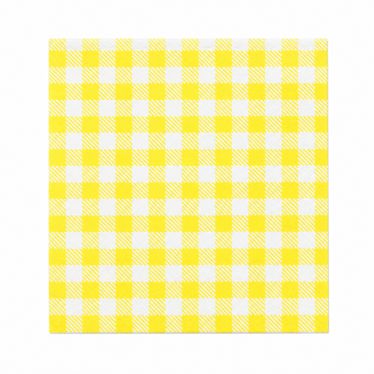 yellow checkered paper-bag design
