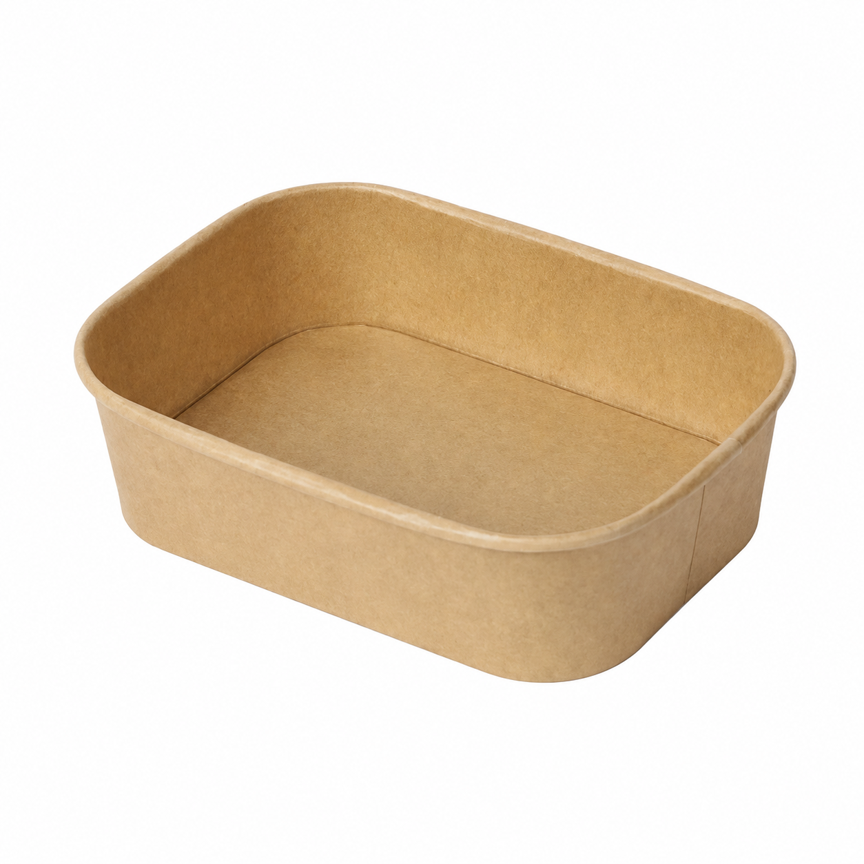 natural kraft paper rectangular container 580ml (lid not included)