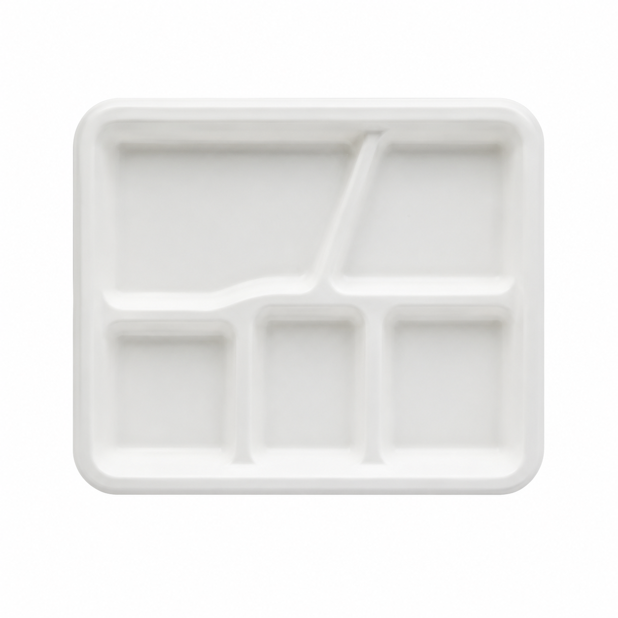 plant-fiber compartment tray