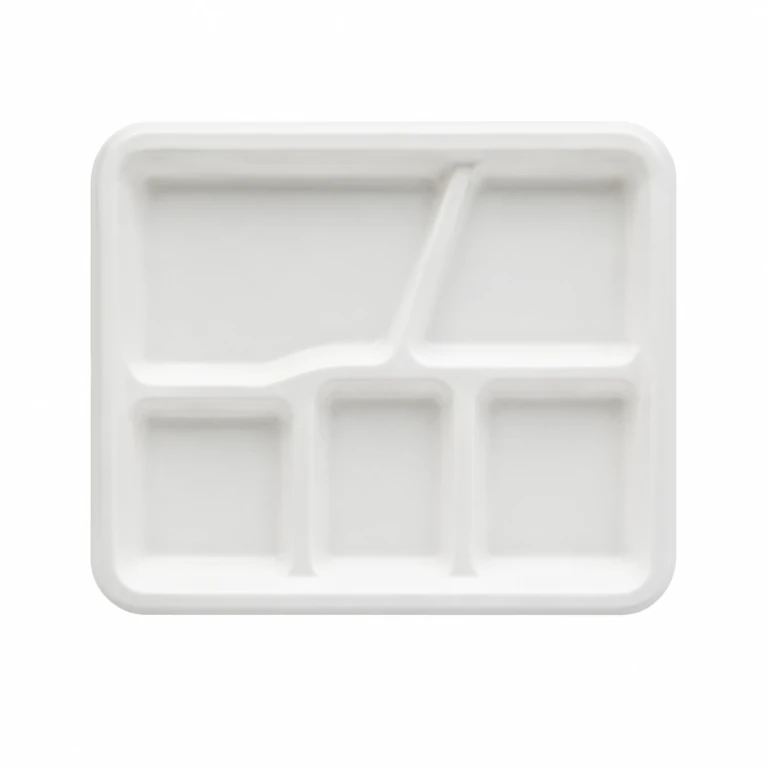 plant-fiber compartment tray