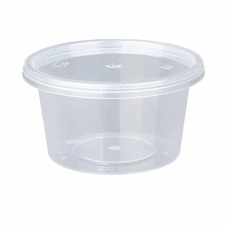 Disposable Sauce Cup 4oz, Separate lid