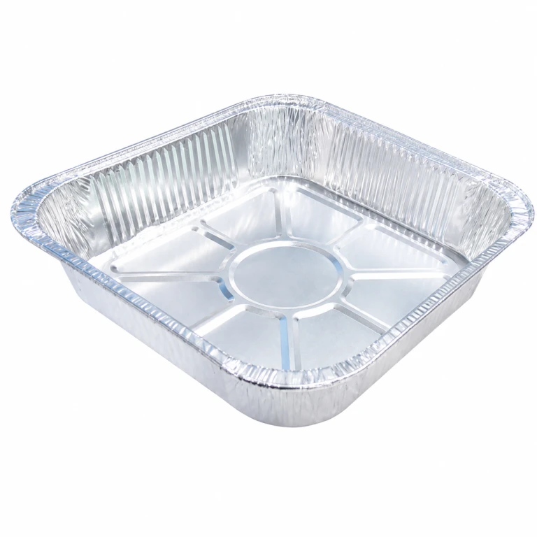 Aluminium Foil Square Container 205 1350ml, no lid