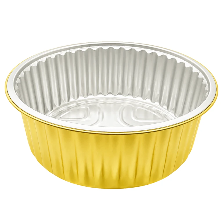 Aluminium Foil Round Container 3000ml (25cm dia)