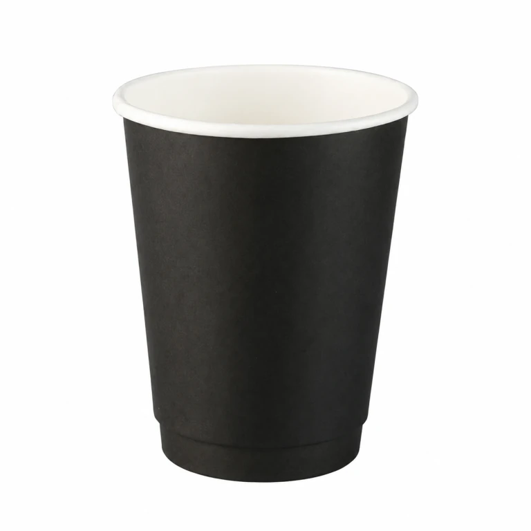 Double Wall Paper Cup 12 (400ml) - Black