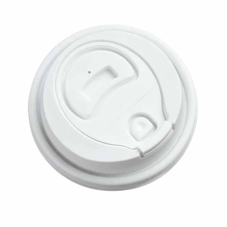90mm White Foldable (No Assembly) Lid